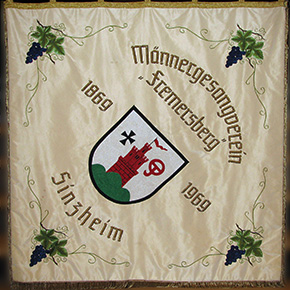 Fahne Gesangverein Fremersberg Sinzheim 1869 e.V. Vorderseite