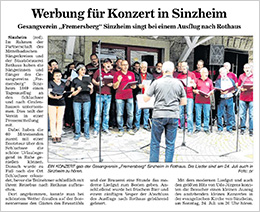 Pressebericht GV Fremersberg Vereinsausflug