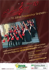 Konzert 10 Jahre Frauenchor Sinzheim